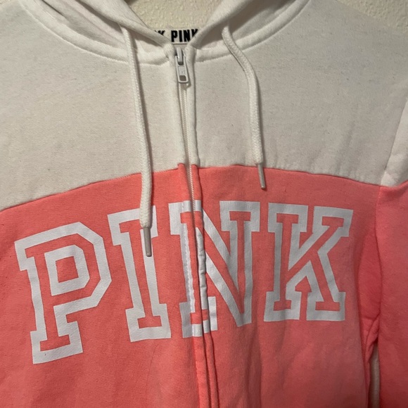 Victoria Secret PINK Women’s Hoodie Full Zip Size Extra Small - Picture 2 of 5